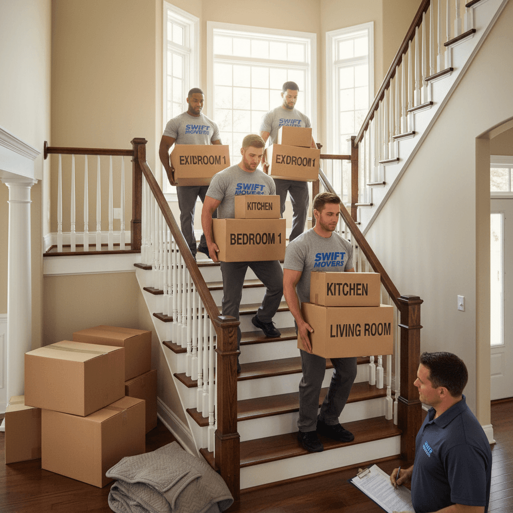 Moving day timeline