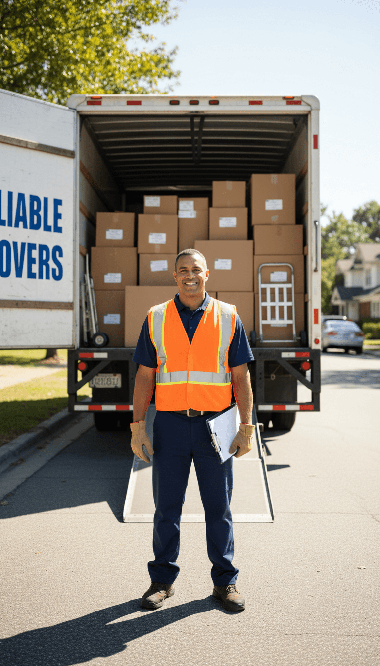 Long-distance moving truck