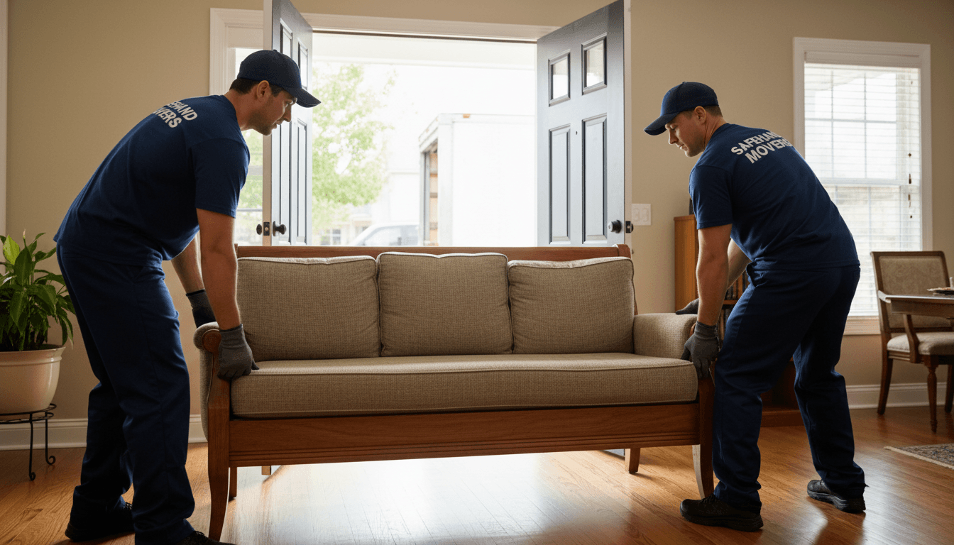 Professional movers handling both residential and commercial items